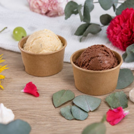 pot à glace à déguster sur place