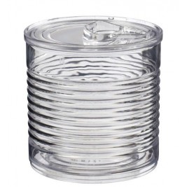 Verrine boîte de conserve transparente