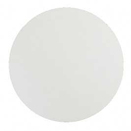 Rond blanc lisse