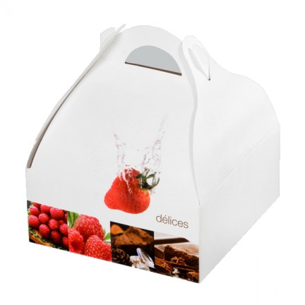 Boîte pâtisserie à poignée... Boîte pâtisserie à poignée...
