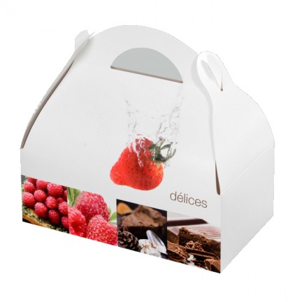 Boîte pâtisserie à poignée... Boîte pâtisserie à poignée...
