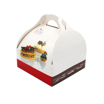 Boîte pâtisserie à poignée... Boîte pâtisserie à poignée...