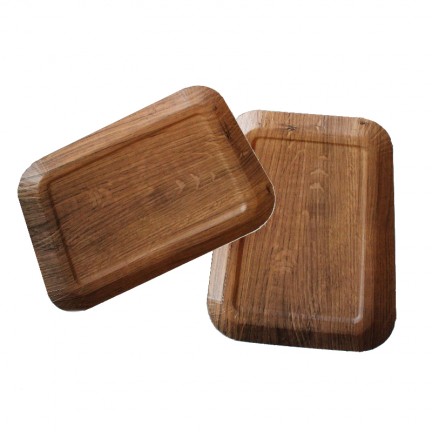Barquette carton imp. bois... Barquette carton imp. bois...