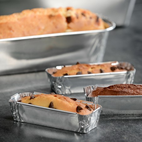 Moule à cake aluminium résistant et recyclable pour professionnels