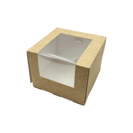 Boîte kraft avec fenêtre Boîte kraft avec fenêtre