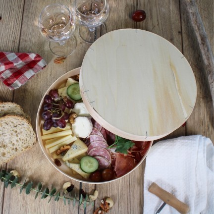 Boîte ronde bois Boîte ronde bois