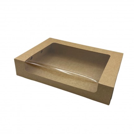 Boîte kraft avec fenêtre Boîte kraft avec fenêtre