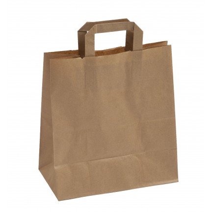 Sac kraft papier à poignée Sac kraft papier à poignée