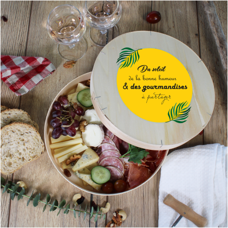 Boîte en bois apéro été