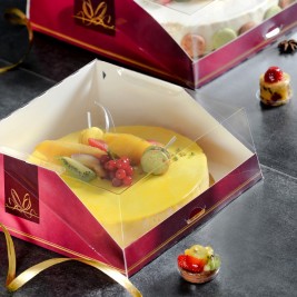 Boîte pâtissière avec fenêtre