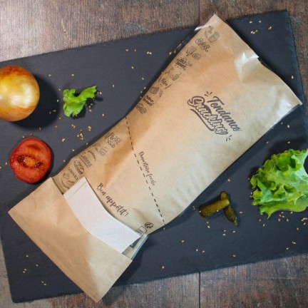 Sachet sandwich en papier Sachet sandwich en papier