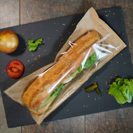 Sachet sandwich avec fenêtre