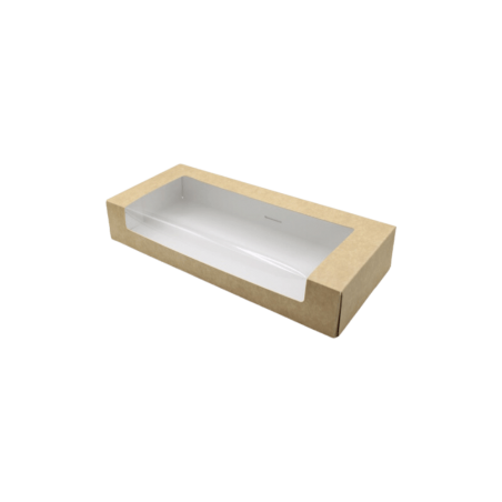Boîte kraft à fenêtre 320