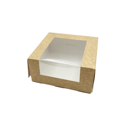 Boîte kraft à fenêtre 120x90 Boîte kraft à fenêtre 120x90