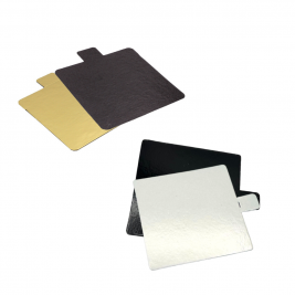 supports carrés pour pâtisserie individuelle