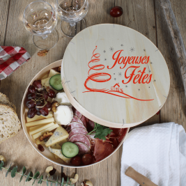 Boîte en bois noël