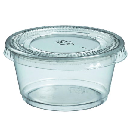 Pot à sauce plastique avec...