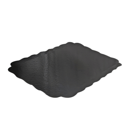 S48400 plat en carton noir uni