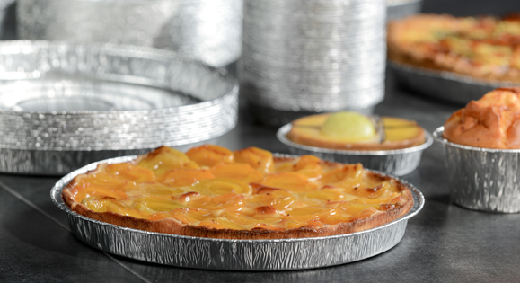 Moule aluminium rond pour des tartes ou des quiches