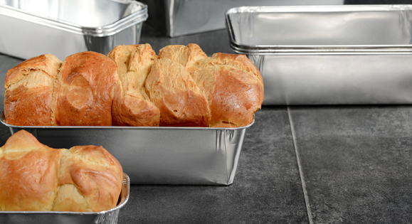 Moule rectangulaire aluminium pour brioches ou pains d'épices