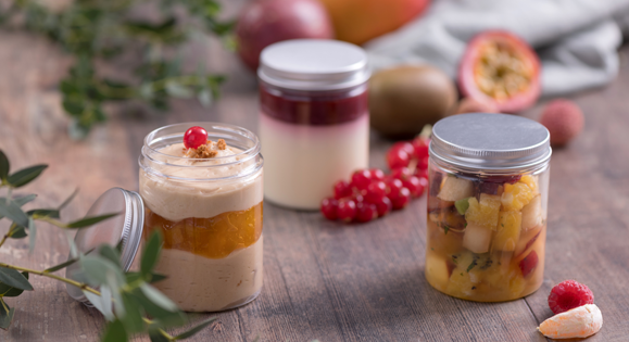 Verrine plastique pour entrée ou dessert pour un événement