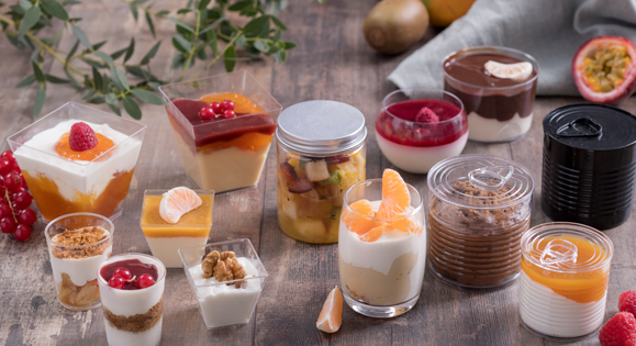Achat verrine en plastique ou en verre pour entrées ou desserts